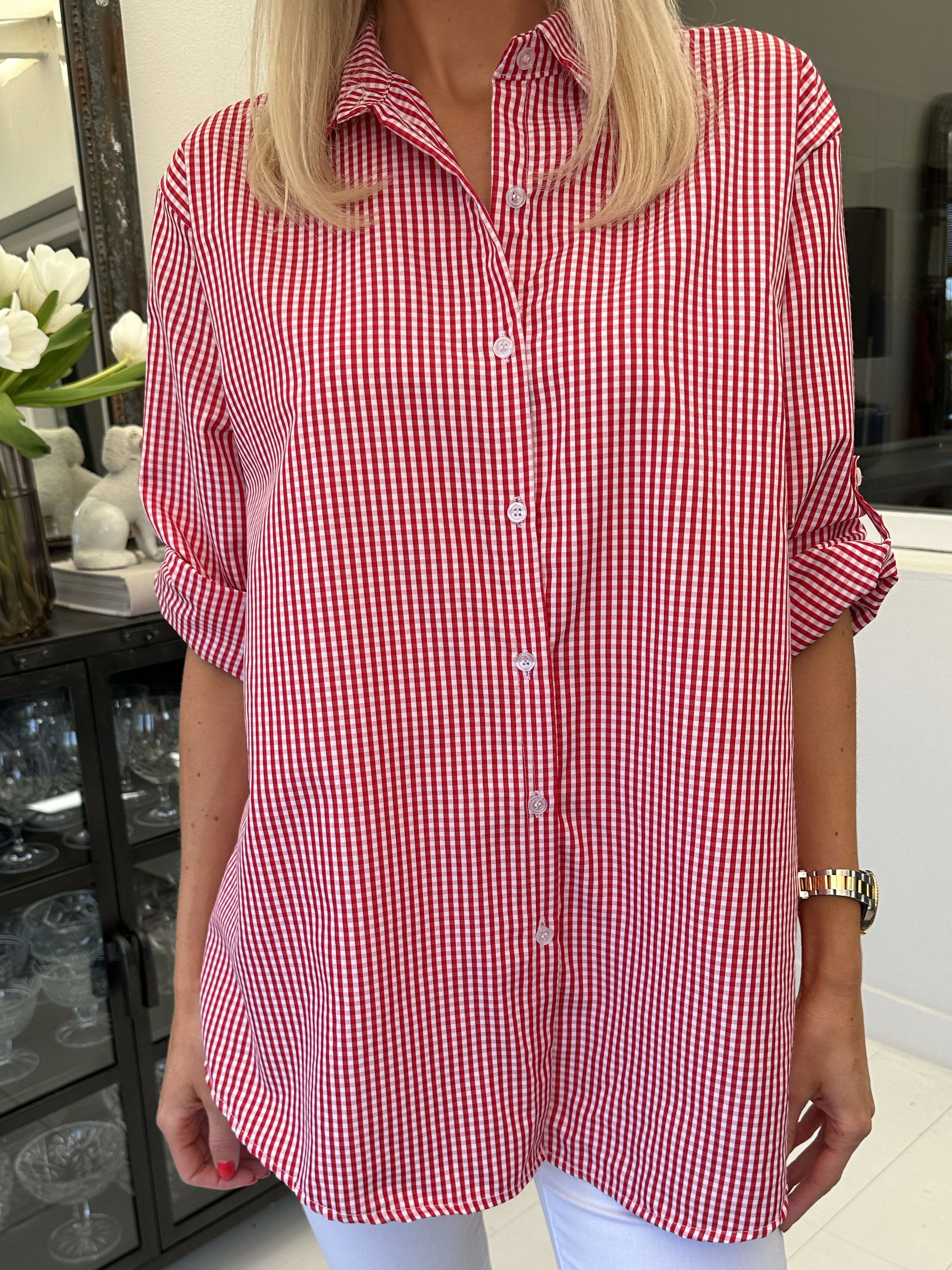 Johanne check - Fin ternet skjorte